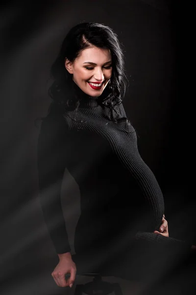 pregnancy, motherhood, people and expectation concept - close closure of happy pregnant woman with big belly.