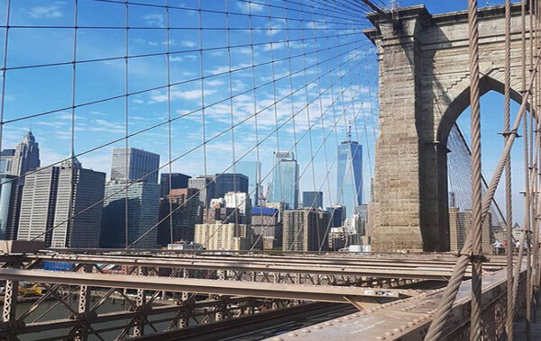 New York, Brooklyn Bridge - One of the most iconic bridges in the world