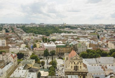 Şehir Manzaralı yukarıdan Panoraması