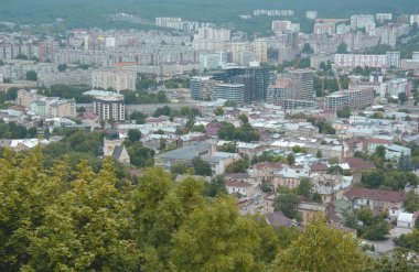 Şehir Manzaralı yukarıdan Panoraması