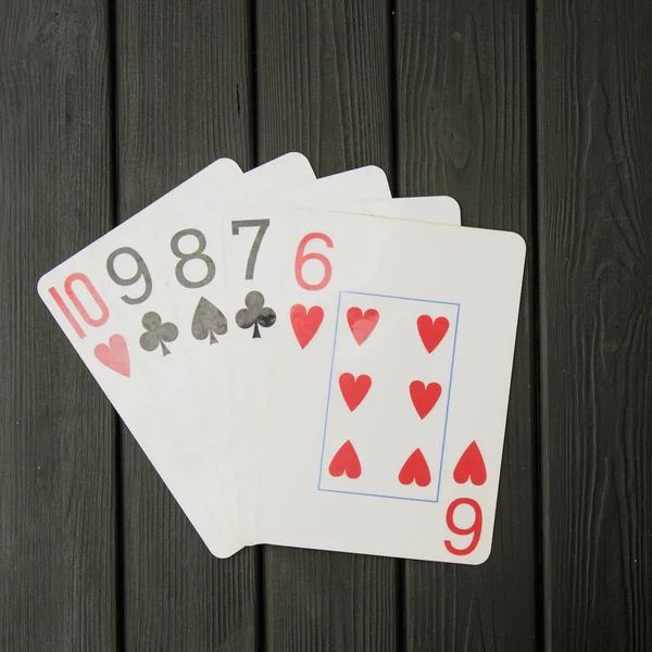 Jugar Las Cartas Deportes Poker — Foto de Stock