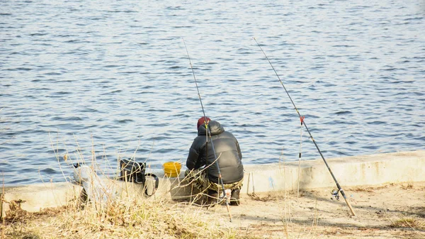 Pesca Grande Fiume — Foto Stock