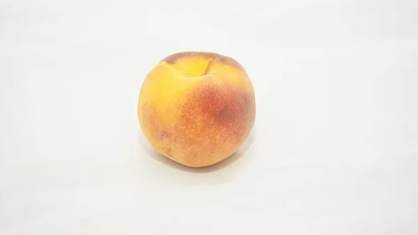 Peaches White Background — Stock Photo, Image