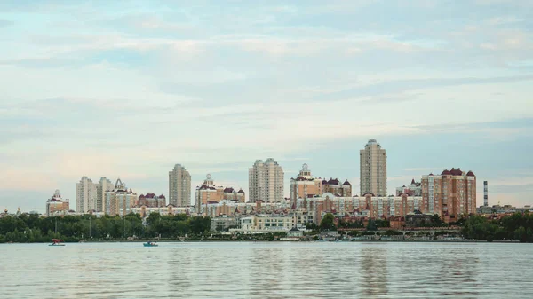 Kiev Oekraïne 2009 Panorama Van Stad — Stockfoto