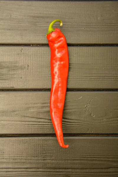 Red Hot Chutné Šťavnaté Papriky Tmavém Pozadí — Stock fotografie