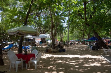 Rahatlatıcı sahil sahne Adaları