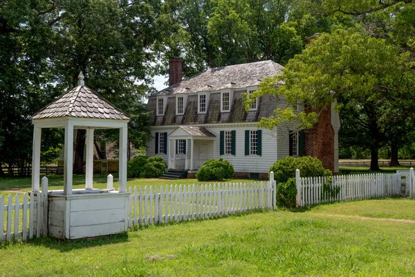 Casa Onde Foram Discutidos Articulados Rendição Entre General Cornwallis Dos — Fotografia de Stock