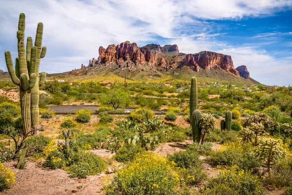 Montagnes de superstition Photos De Stock Libres De Droits