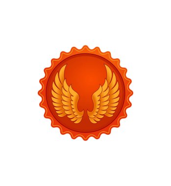 rütbesi düzeyi simgesini vektör çizim