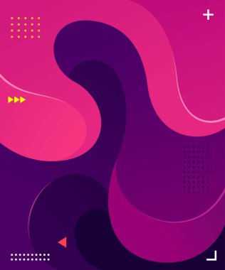 renkli sıvı arka plan vektör grafik elemanı