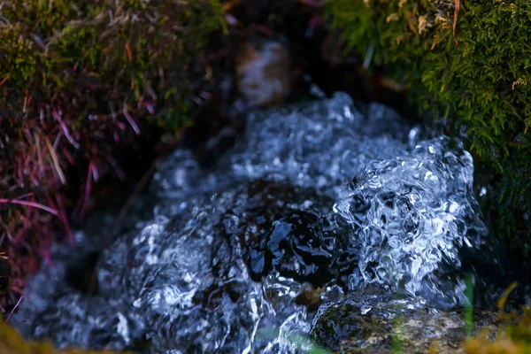 Eau abstraite eau bleue — Photo