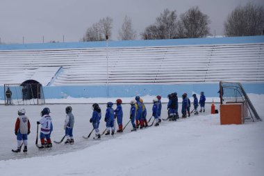 Genç hokey oyuncuları Stadyumu