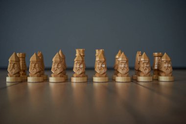 Satranç figürünün başarılı oyunu