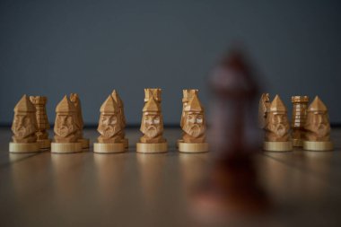 Satranç figürünün başarılı oyunu