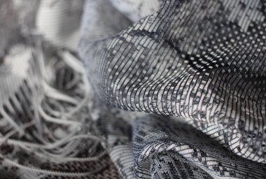 Ahşap arka plan yumuşak beyaz gri kumaş Tekstil 