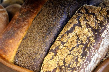 Un en yüksek ürünlerden farklı lezzetli ekmek 