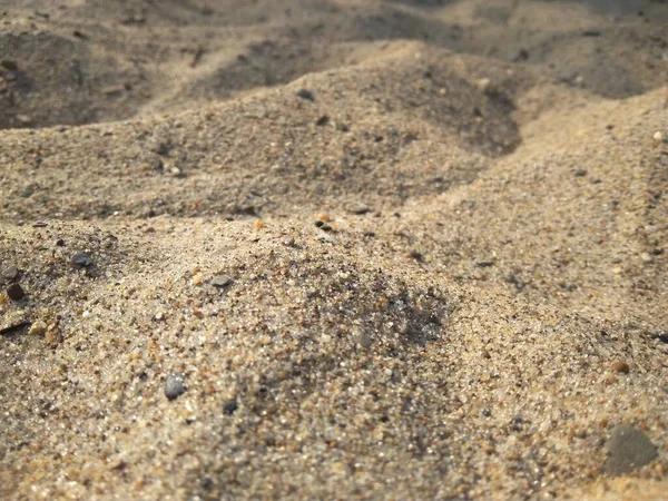 Písek Pláži Létě Moři Pozadí — Stock fotografie