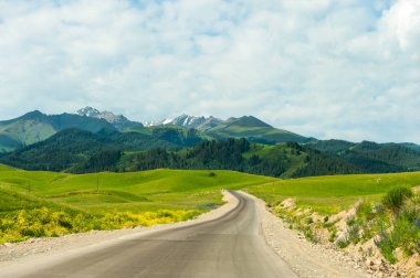 Dağlardaki Dönemeç Yol