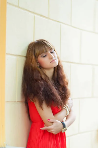 Urban Portrait Sexy Woman Posing — Stock Photo, Image