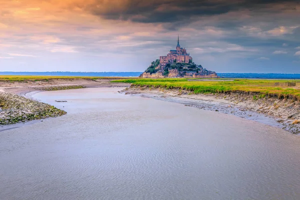 Meilleure Destination Touristique Normandie Admirable Château Mont Saint Michel Sur — Photo