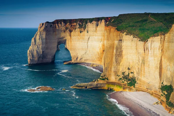 Impresionante Paisaje Costa Atlántica Increíbles Playas Con Hermosas Costas Altos — Foto de Stock