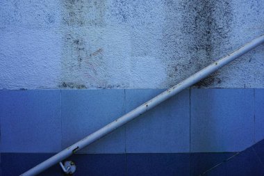 mavi duvar doku deseninin