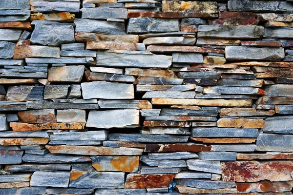 Het Kleurrijke Muur Structuurpatroon — Stockfoto