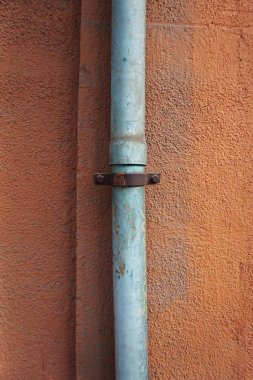 turuncu duvar doku deseninin