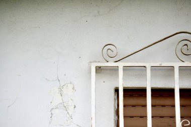 renkli cephe penceresinde