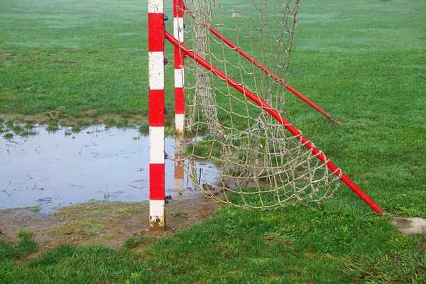 the soccer football sport in the street