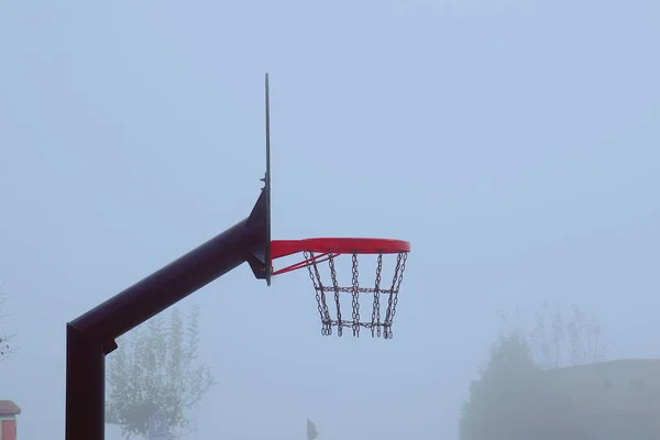 Spor Basketbol Oyun Alanında — Stok fotoğraf