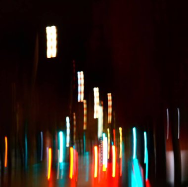                                Geceleyin yılbaşı ışıkları