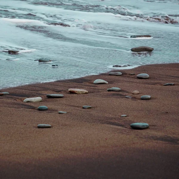 Het Strand Aan Kust — Stockfoto