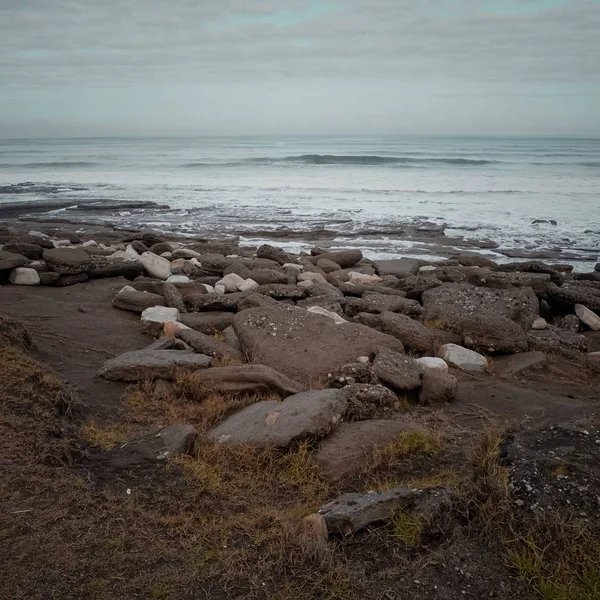 Het Strand Aan Kust — Stockfoto