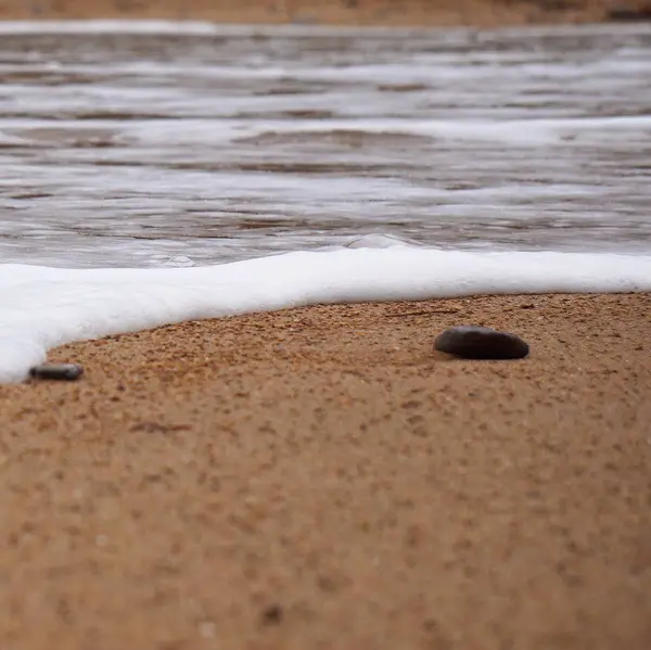 Het Strand Aan Kust — Stockfoto