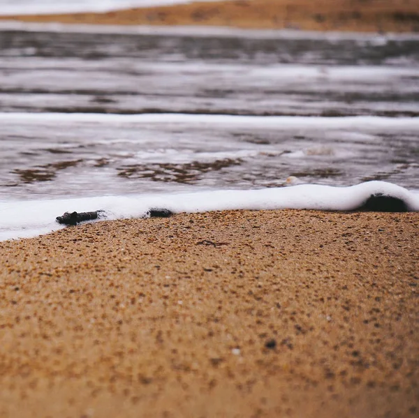 Het Strand Aan Kust — Stockfoto