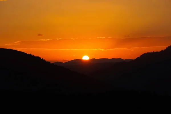 Zonsondergang Lucht — Stockfoto