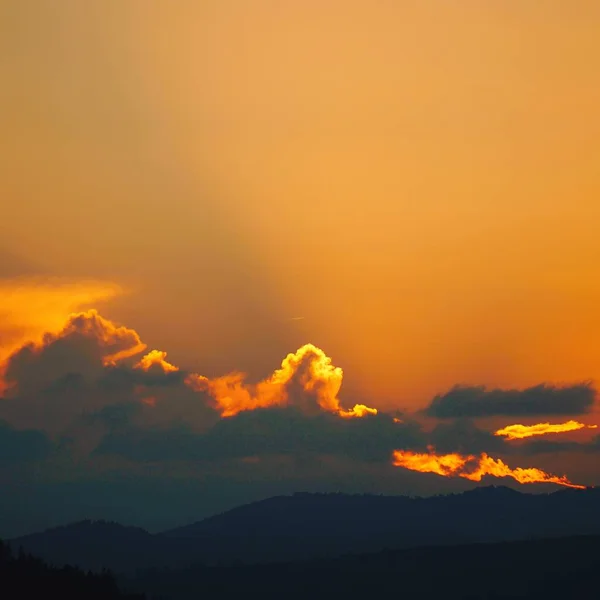 Zonsondergang Lucht — Stockfoto