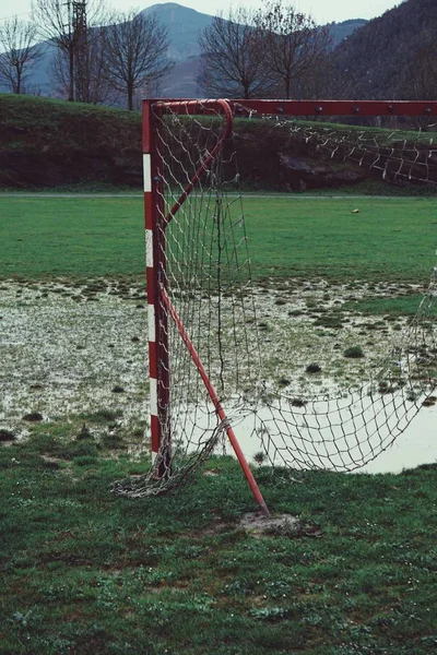 ストリートにあるサッカースポーツ — ストック写真