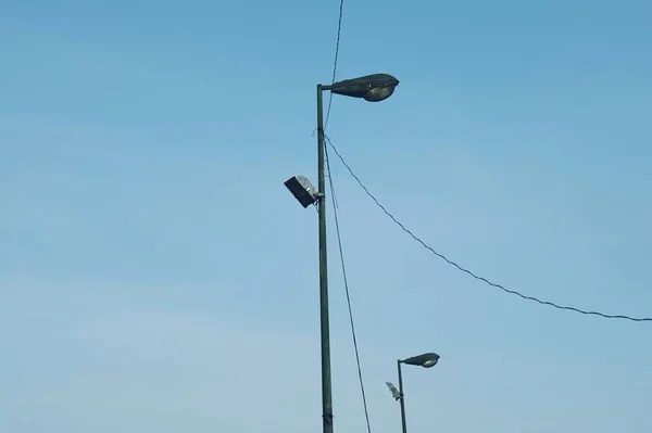 Streetlight Straat Bilbao Spanje — Stockfoto