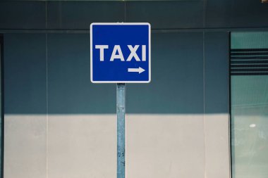 şehrin trafik işareti. Bilbao. İspanya.