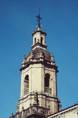                         Kilise mimari şehrin. Bilbao. İspanya.       