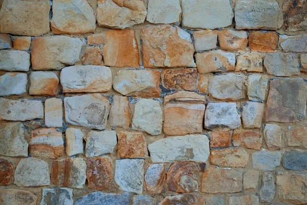 Oranje Muur Textuur Achtergrond — Stockfoto