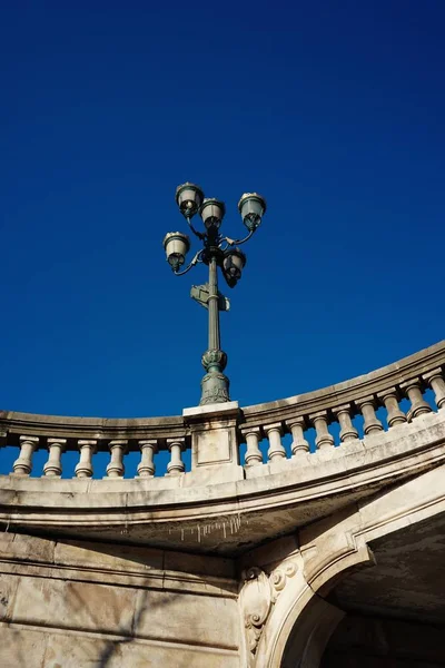 Streetlight Utcán Bilbao Spanyolország — Stock Fotó