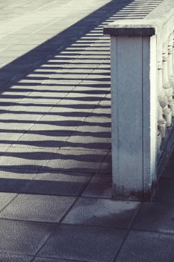 Bilbao şehrinde merdiven mimari. İspanya.