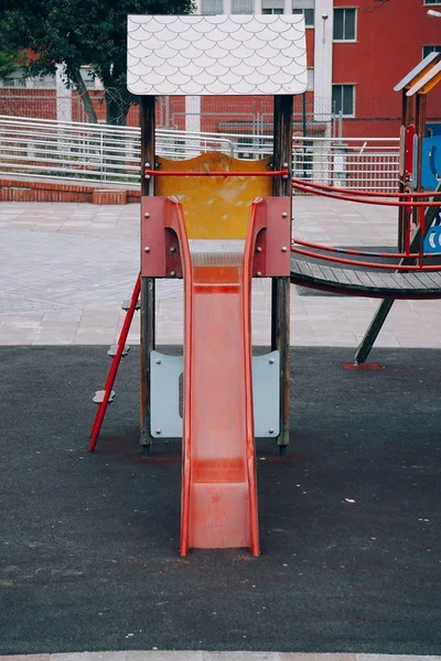 Balançar Parque Infantil Rua — Fotografia de Stock
