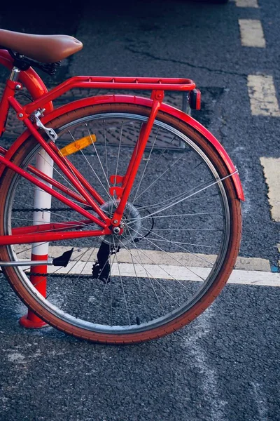 Transporte Bicicleta Rua Bilbau Espanha — Fotografia de Stock