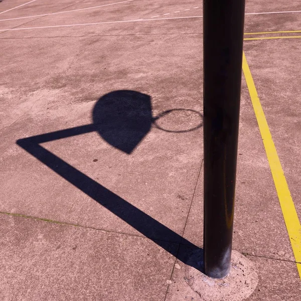 basketball sport shadow silhouette. Bilbao. spain.