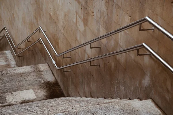 Lépcsők Építészet Utcán Bilbao Városában Spanyolországban — Stock Fotó