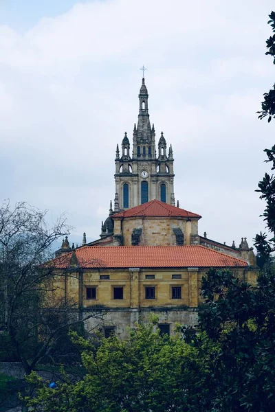 Architettura Cattedrale Nella Città Bilbao Spagna Architettura Della Chiesa — Foto Stock